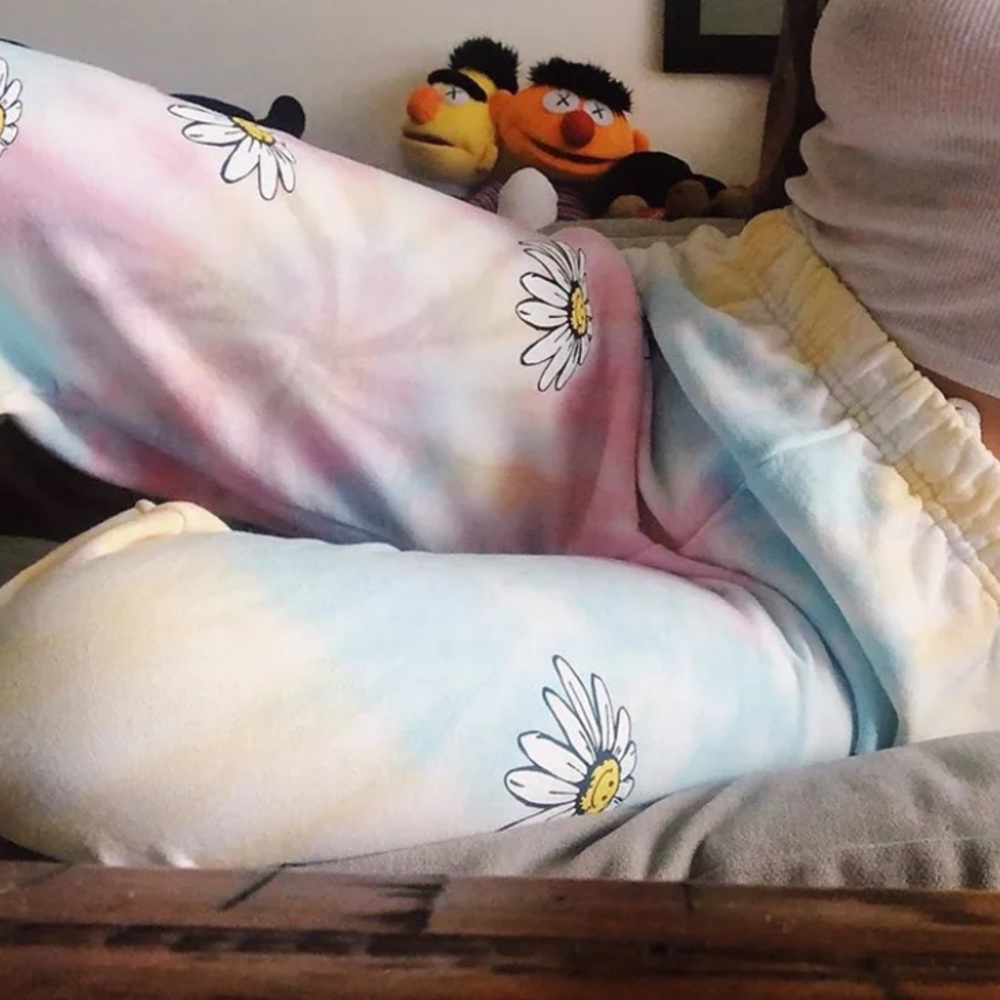 - - - Daisy Tie Dye Joggers - Picture 2 of 4